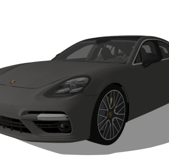 超精细汽车模型 保时捷 Panamera